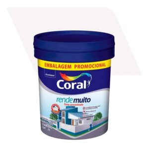 Tinta Acrílica Standard Fosco Rende muito Branco Neve 20L - Coral