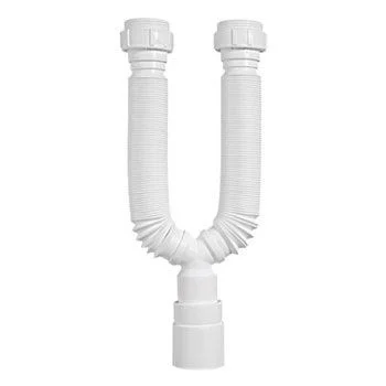 Sifão Tubo Extensivo Duplo Universal Branco 72cm BLUKIT