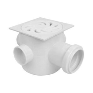 CAIXA SIF.QUAD.100X50 GRELHA REDONDA - AMANCO