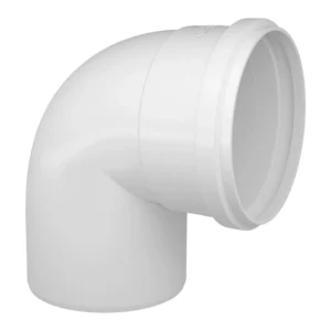 Joelho 90° Esgoto SN em PVC 100mm Branco FORTLEV