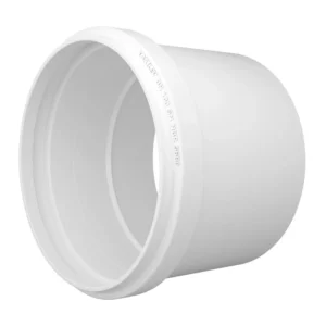 Luva Simples Esgoto SN em PVC 100mm Branco FORTLEV