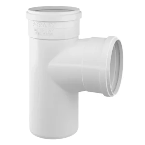 Tê Esgoto SN em PVC 100mm Branco FORTLEV