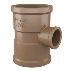 Tê de Redução Soldável em PVC 25x20mm FORTLEV