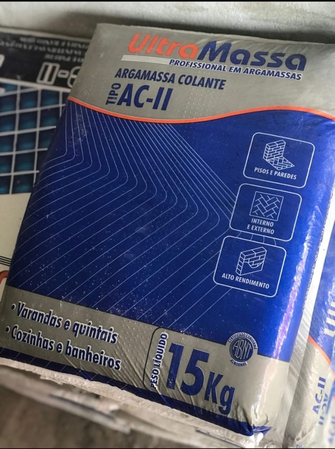 Argamassa AC3 15KG Ultramassa - Imagem 3